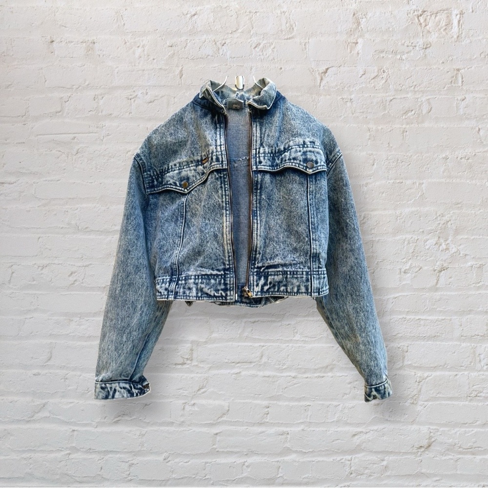 RARE Vintage Porsche ~ Cropped Denmin Jacket (Grand 84)
